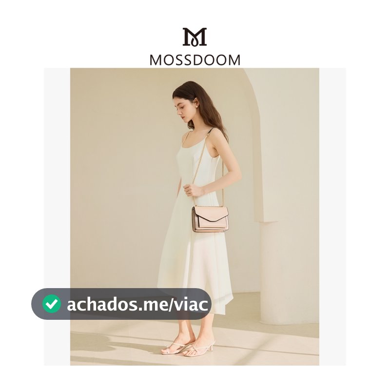 MOSSDOOM Yourice – Bolsa de Ombro com Alça de Corrente Ajustável, Múltiplos Compartimentos e Estilo Elegante Dia a Dia