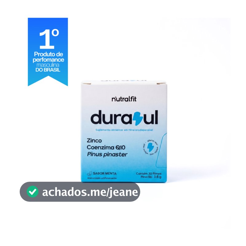 Durazul 30 Sachês - Suplemento em filme orodispersível -  Sabor Menta - Nutralfit - novo