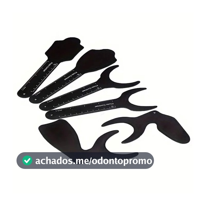 6 Peças Autoclavável Foto Contraste Placa De Fundo Preto Espelho Fotográfico Intraoral