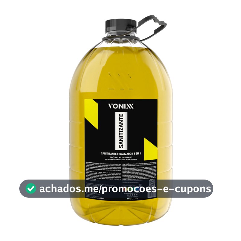 Sanitizante Finalizador de Estofados Carpetes Tapetes 5L Vonixx