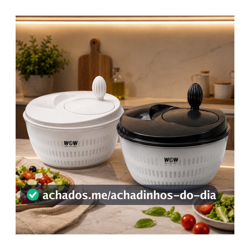Centrífuga De Salada Secador Verduras  Manual 4 Litros