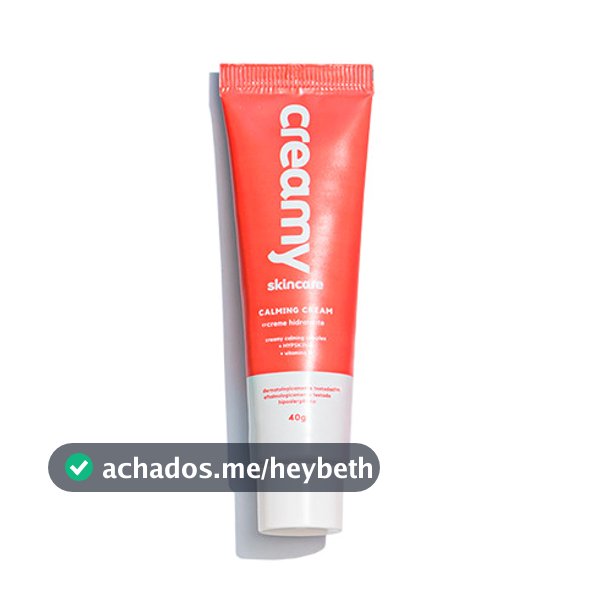 Gel Creme Hidratante Calmante Facial - Calming Cream - Creamy Skincare - 40g
