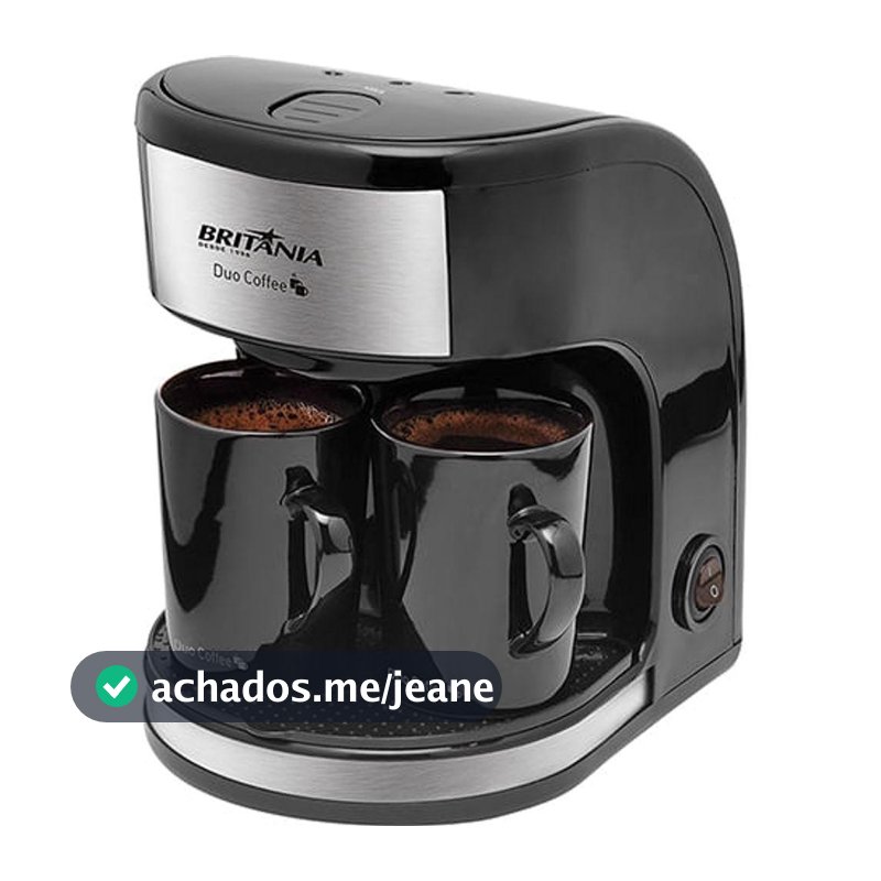 Cafeteira Britânia Duo Coffee Base Antiderrapante 450W 220V