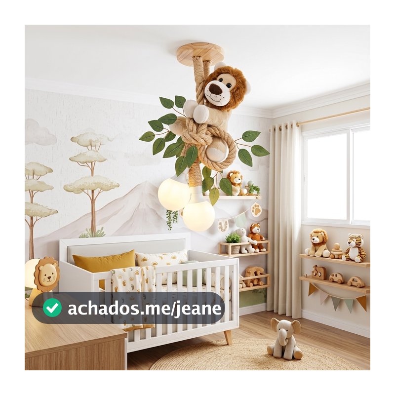 DECORAÇÃO QUARTO BEBÊ LUMINÁRIA DE TETO DIVERSOS TEMAS