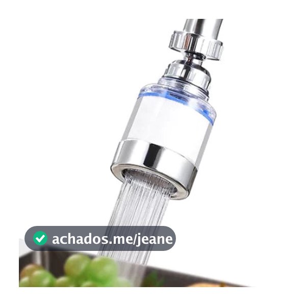 Filtro Universal Booster Torneira Rotativa Remover Cloro Purificador De Água De Cozinha