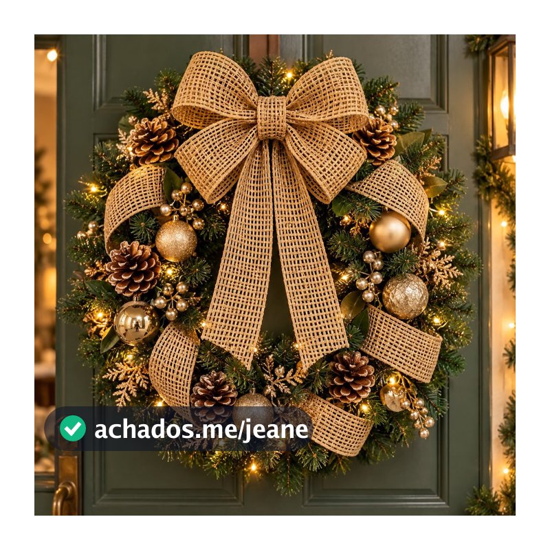 Fita Decorativa Tela Bege para Laços e Arranjos 6,5cm x 9m 26779 – Vencedor
