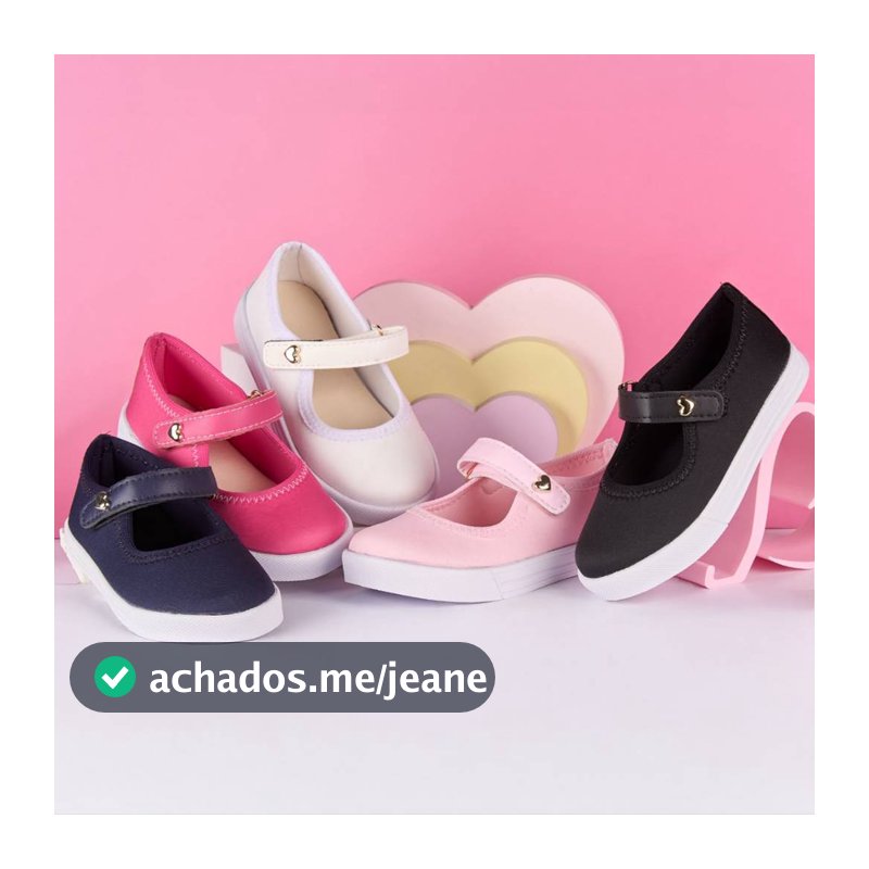 Sapatilha Infantil Feminina Boneca Estilo Bonequinha Confortavel