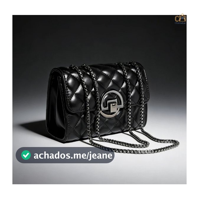 Bolsa Transversal Corrente Premio em Couro PU Excelente Design Transversal e Corrente Premio para Versatilidade e Estilo