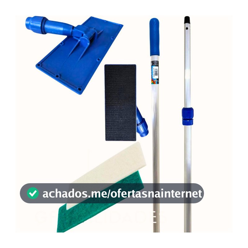 SUPORTE LIMPA TUDO COM CABO EXTENSOR ATÉ 3MT + DUAS FIBRAS ESCOLHER MEDIDA