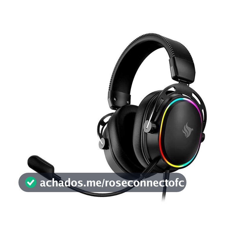 Headset Gamer Pichau Vega, Drivers 50mm, Preto, PCH-VGA-BL01