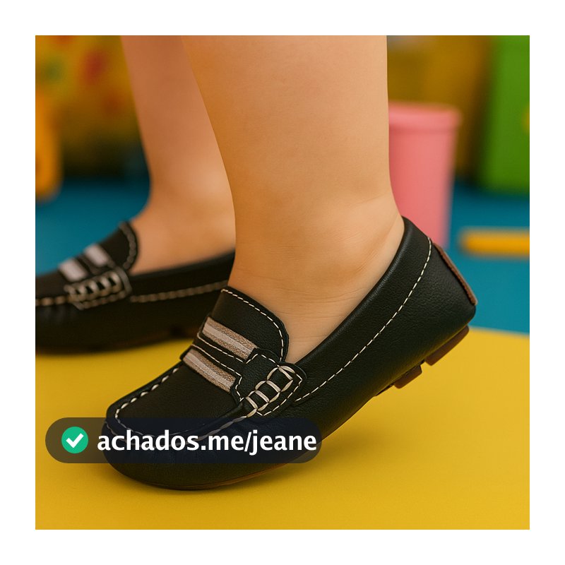 Mocassim Infantil Social Masculino Promoção Batizado Bebe Menino Criança Original Mocks Calcados