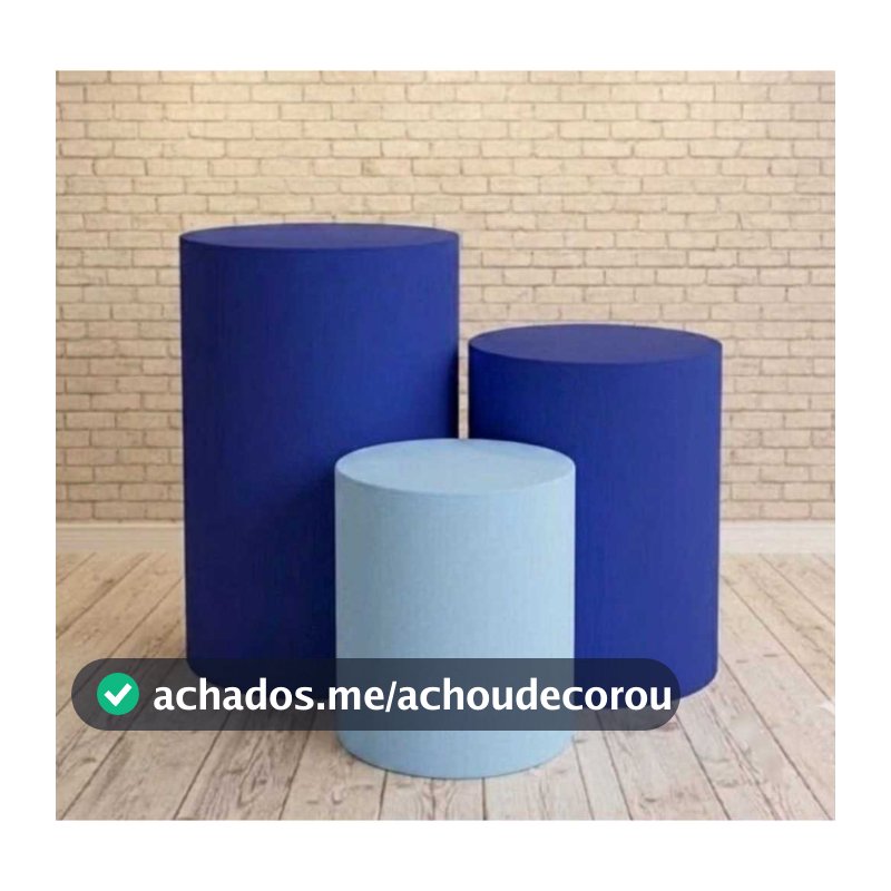 TRIO CAPAS PARA MESAS CILINDROS COM ELÁSTICO PARA DECORAÇÃO DE FESTA - ENVIO IMEDIATO