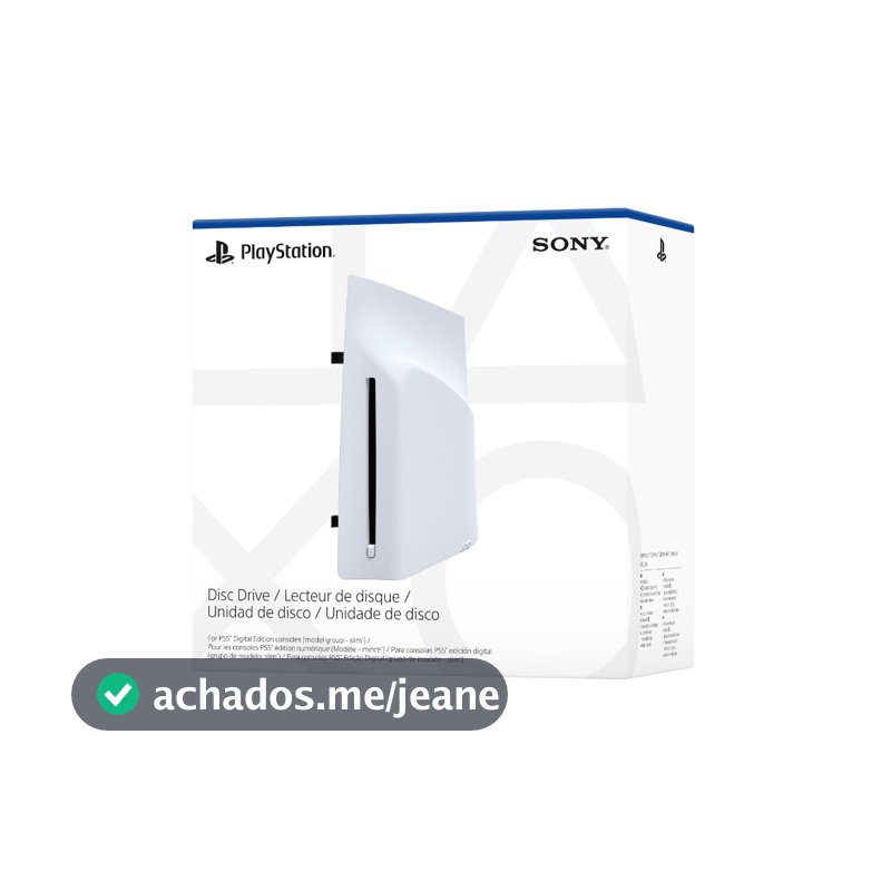 Unidade de Disco Playstation 5 Pro e Slim Digital Edition - PS5