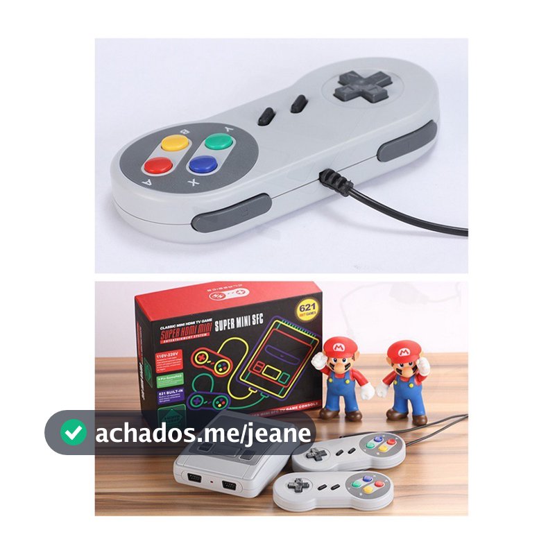 ARRKEO Infância Retrô Mini Clássico TV HDMI 8 Bit Console de videogame embutido 621 jogos Jogador de videogame portátil