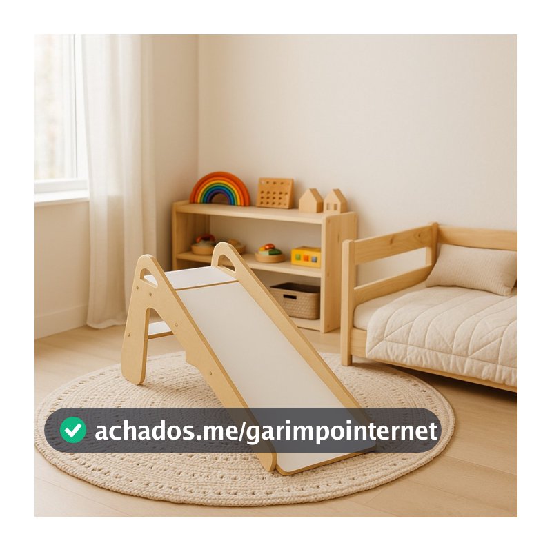 Escorregador Montessori Madeira Brinquedo Educativo Infantil