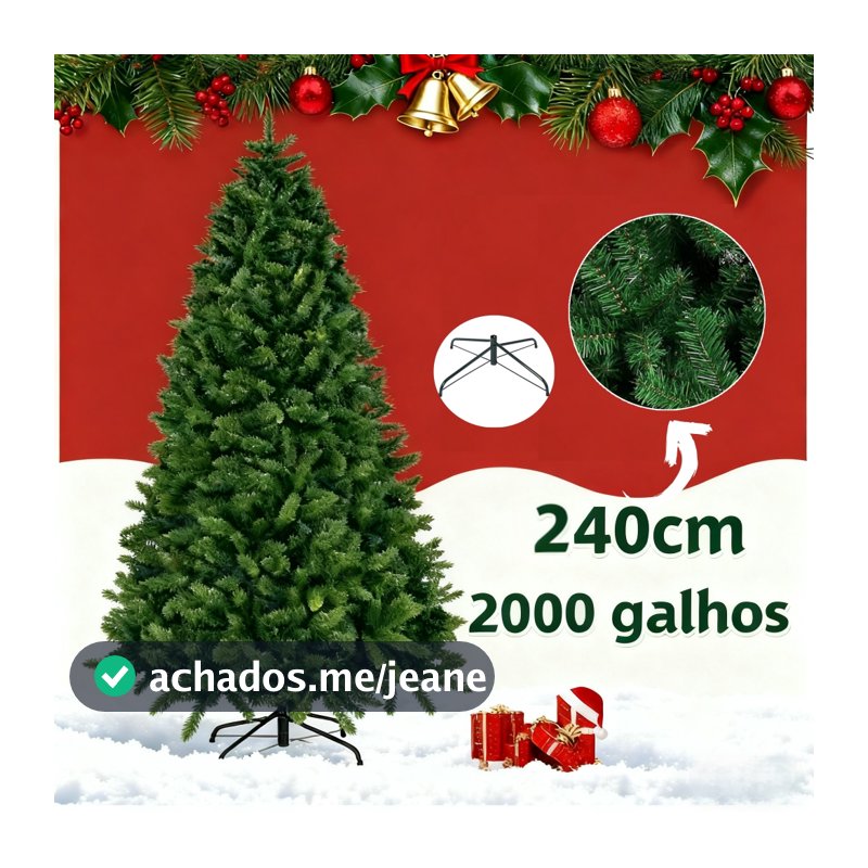 Árvore de Natal  Super Cheia Grande Luxo Decoração de Natal  Pinheiro Verde KAYOOSI