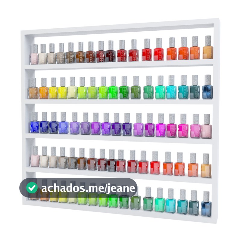 Expositor Nicho Porta De Esmaltes Salão Para Maquiagem Display Coleção Brinquedos Perfumes Essencias