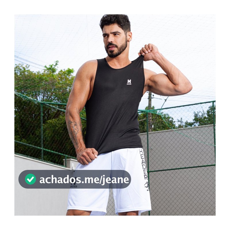 Camiseta Header Regata Masculino e Feminino Nadador Musculação Academia Revenda