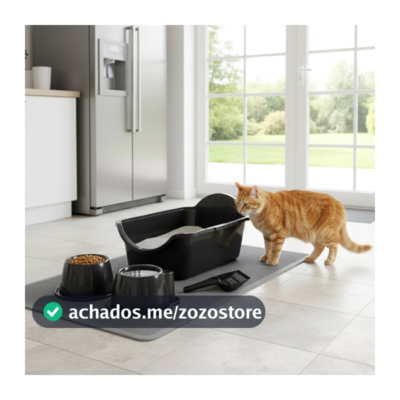 Kit Caixa Areia Gatos Pet Grandes Banheiro Sanitario Bandeja Furba Durapets Toalete
