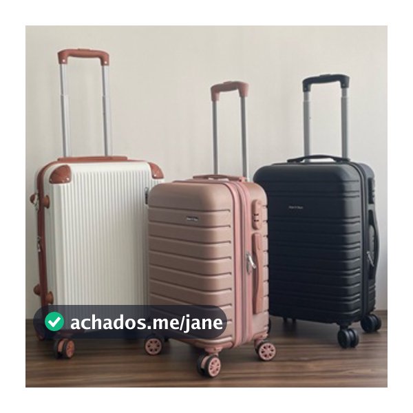 Mala de Bordo Viagem 10KG,Modelo Novo,Rodinha e zíper Dupla, Alta Qualidade,