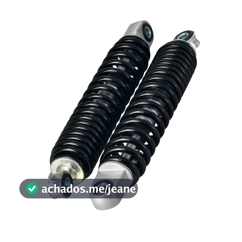 Par Amortecedor Traseiro Yamaha Crypton 115 Ano 2009 Até 2016
