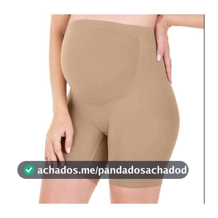 Bermuda para Gestante Maternity Sem Costura Zee Rucci - ZR0210002