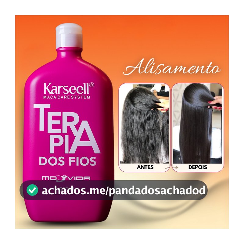 Progressiva Orgânica Terapia dos Fios Cabelo Liso Imediato - 500ml