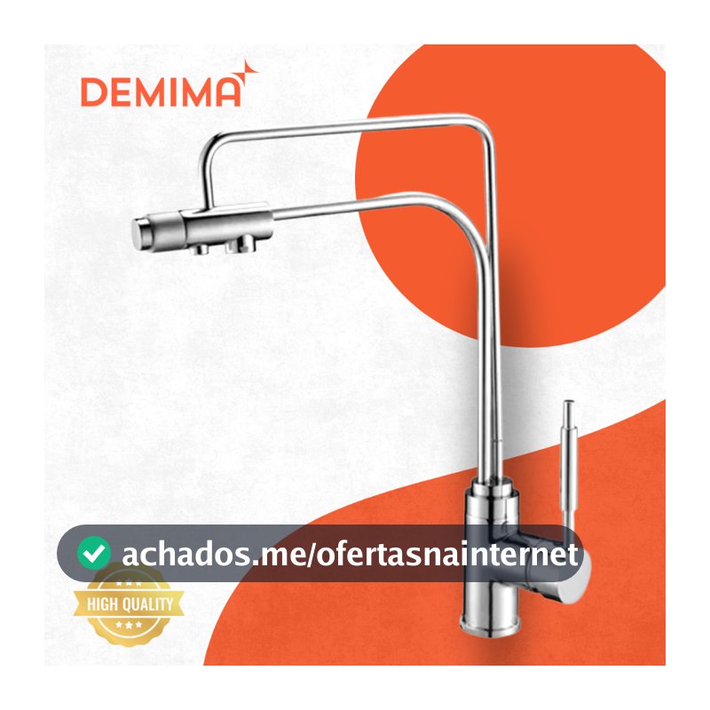 Torneira Gourmet Cozinha Filtro Monocomando Turquia - Demima