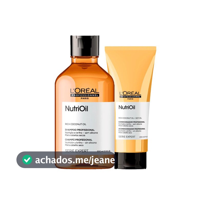 Kit L'Oréal Professionnel Serie Expert NutriOil - Shampoo 300 e Condicionador