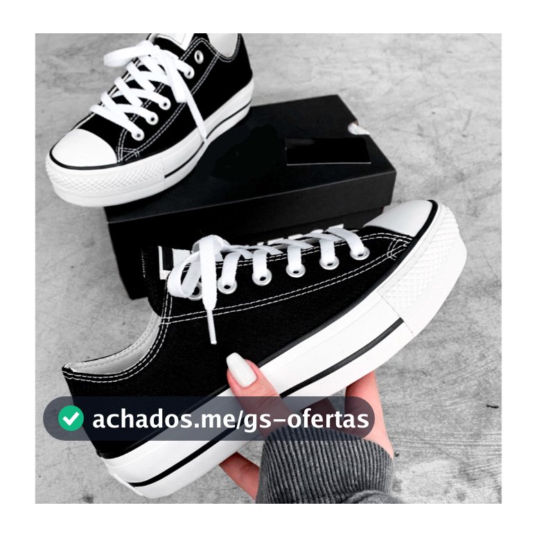 Tênis Plataforma Casual Trabalho Feminino Moda Retro Lançamento Dia a Dia