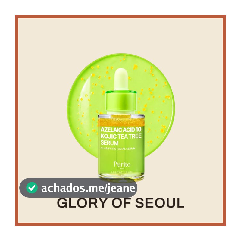 PURITO Azelaic Acid 10 Kojic Tea Tree Serum, 30mL