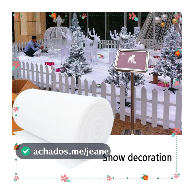 Tapete De Neve Falso , Simulação 80  240CM Cobertor De Cobertura De Natal , DIY Cenário De Árvore
