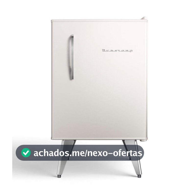 Frigobar Brastemp Retrô 76 Litros Classic White - BRA08MB