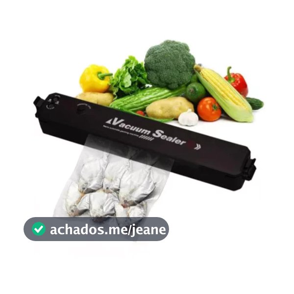 Seladora a Vacuo Portatil Domestica Bivolt Maquina Automatica Alimentos Cozinha Conserva Hermetica Embaladora