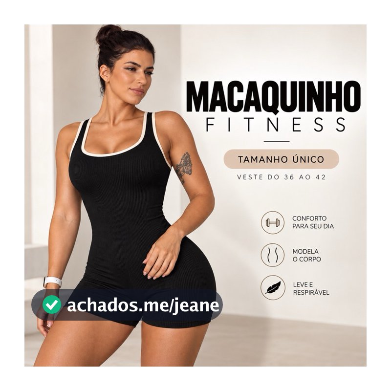 Macaquinho Feminino Fitness Academia Anarruga Canelado Curto Justo Alcinha Macacão Esportivo Feminino Confortável