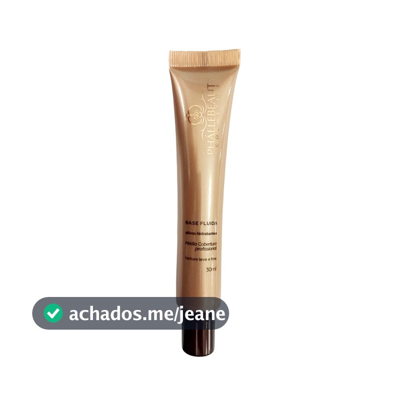 Base Fluída Cobertura 30ml PhálleBeauty
