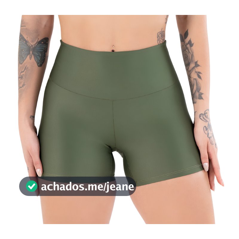 Short Fitness Poliamida Sem Transparência Academia Treino Musculação Crossfit