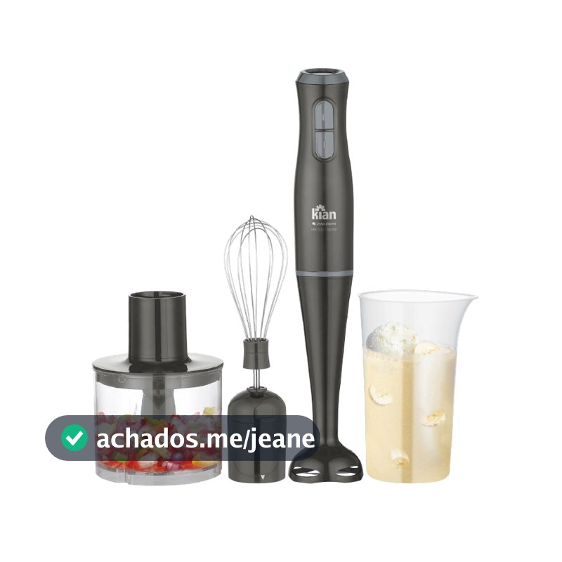 Mixer 3 em 1 Kian - 127V | MX-103 | 2 Velocidades com Copo Medidor 700ml e Fuê (Batedor)
