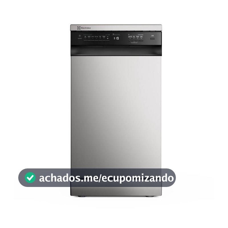 Lava-Louça Electrolux 10 Serviços Inox com Programa Lava & Seca 50 min (LS10E)