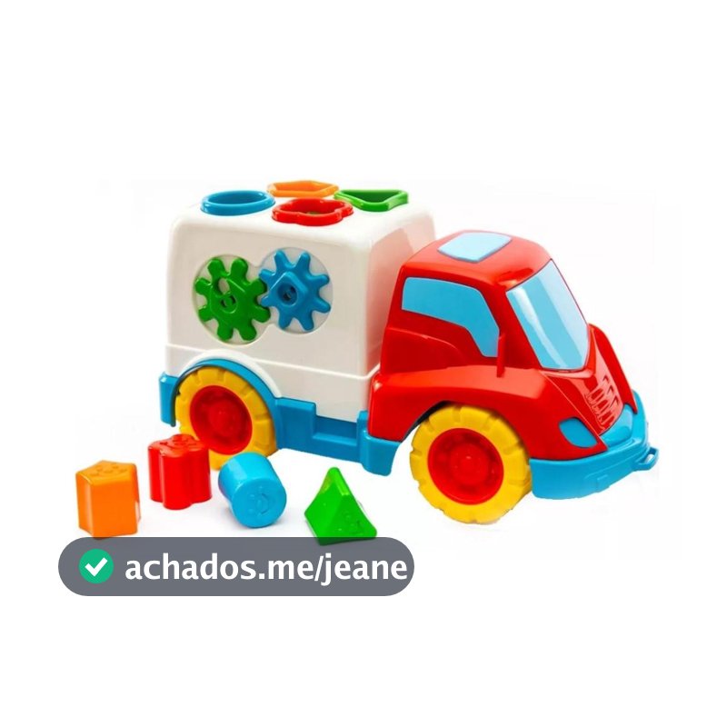 Brinquedo Carrinho Didático Baby Peças De Encaixar Bebê Infantil Educativo