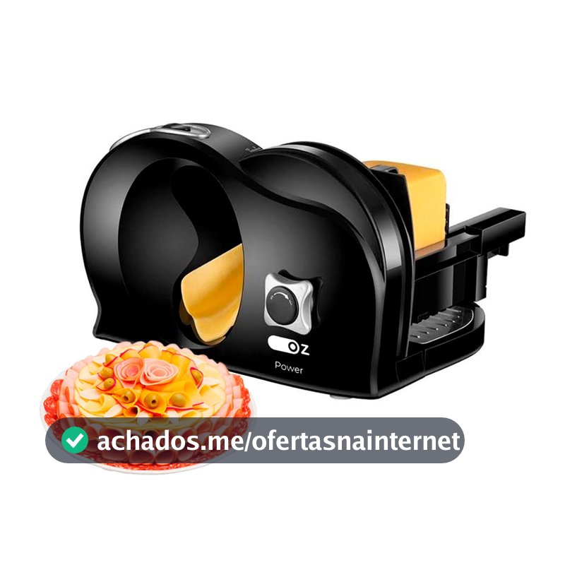 Multifatiador Fatiador Elétrico Oz Fa4615 150W Cortador De Frios Embutidos