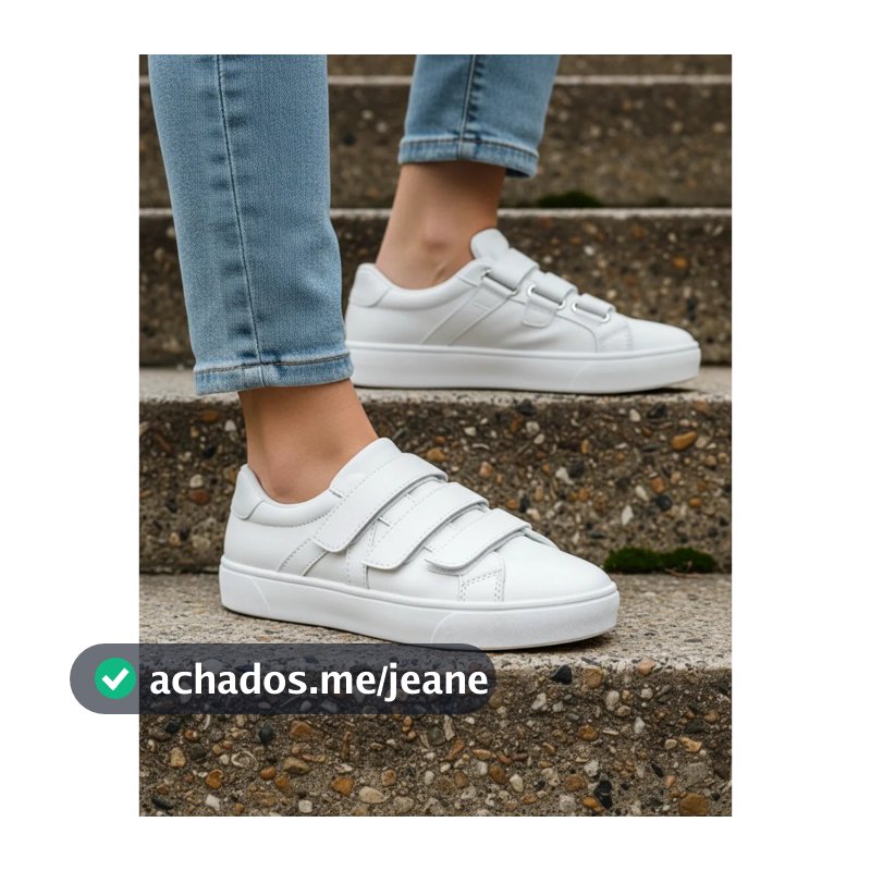 Tênis Feminino Star Fox Fechamento em Velcro Calce Fácil