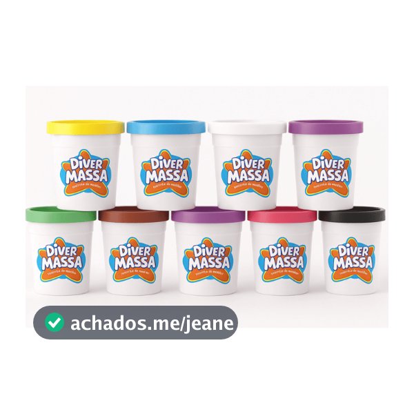 Kit 10/24/48 Potes de Massinha de Modelar Diver Massa - Cores Sortidas