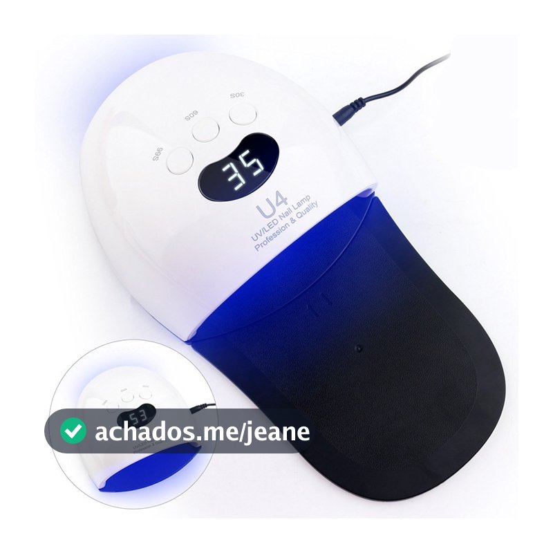 Lâmpada Deslizante Para Arte Em Unhas-Função Dupla Mãos E Pés , De Terapia De Alta Potência , Máquina Luz Esmalte
