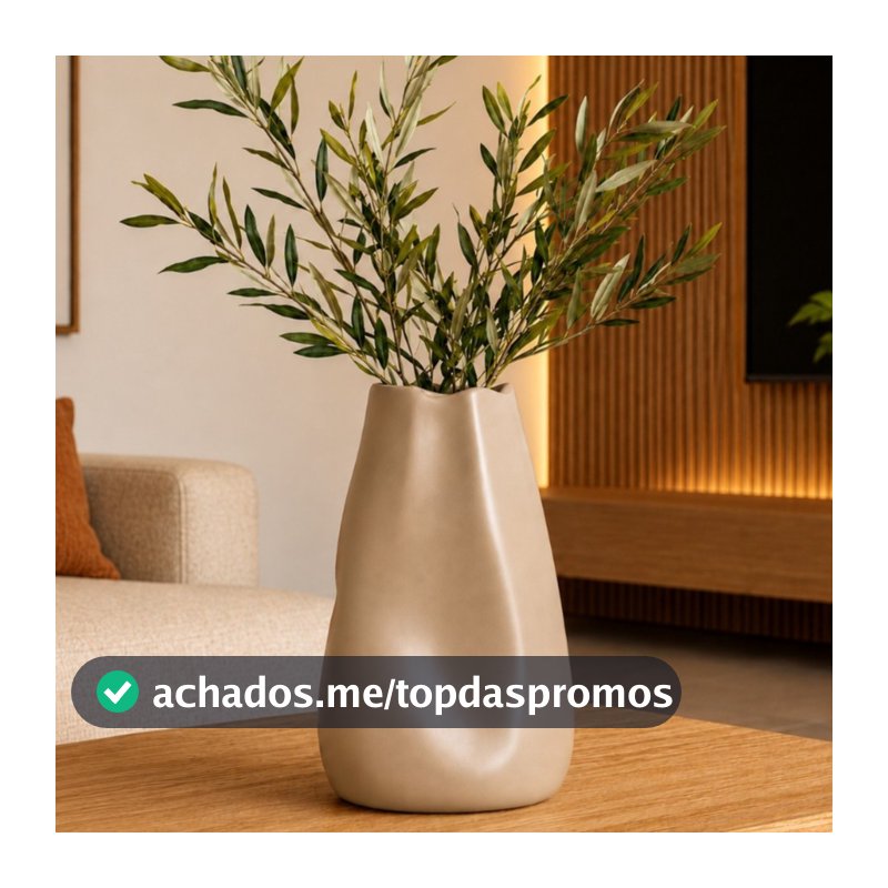 Vaso Irlanda 2A Ceramica Premium Organico Fosco Acetinado Decoracao Sala Aparador Luxuoso Organico
