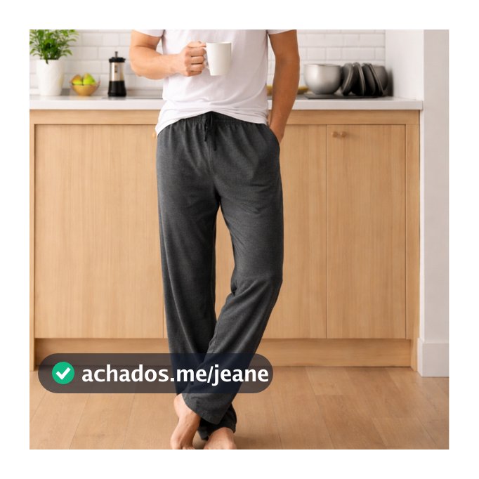 Calça Pijama Masculina Algodão Confortável para Dormir