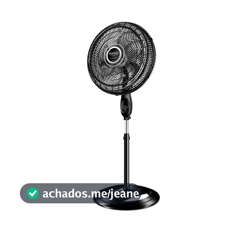 Ventilador de Coluna Mondial 40cm Super Turbo Tech Vtx-40c-8p-cr Preto/prata