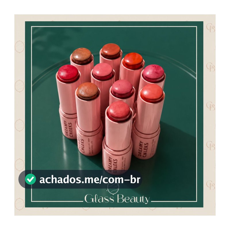 Blush Cremoso Stick  Bastão Dreamy Cheeks Linha Rosa - Ruby Rose | Maquiagem | Envio Rápido