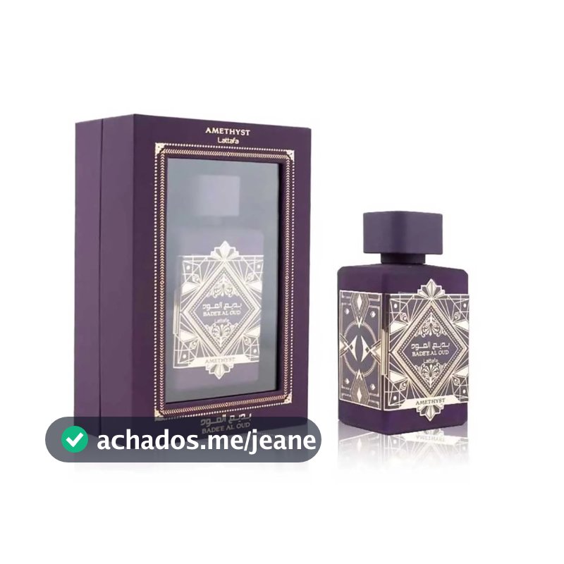 Perfume Árabe Lattafa  Bade'e Al Oud Amethyst Original -  100ml