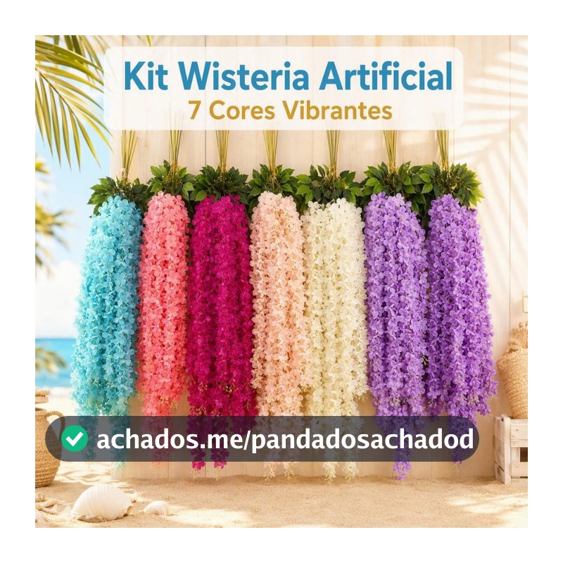 24 Pcs Galhos Flor Cereieira Artificial Grande Pendente Corrente Ramos Decoracao Branco Amarelo Roxo Vermelho